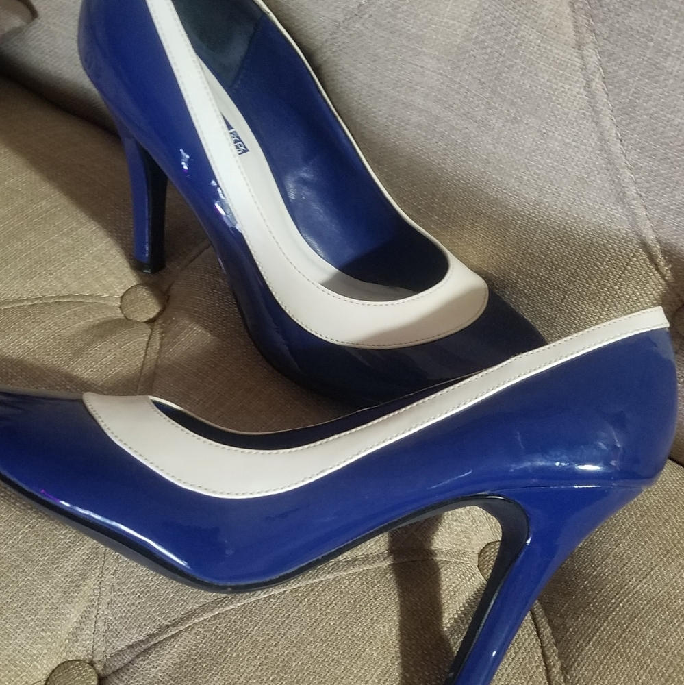 Vintage pinup style high heel shoes